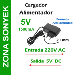 Adaptateur d'alimentation CC 5V 1500mA avec plusieurs options de prises - Product Image 1
