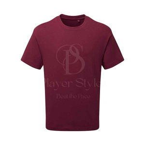 Fabricant en gros de t-shirt 100% coton de haute qualité pour hommes à manches courtes, coupe ajustée, mode décontractée, col rond, t-shirts pour hommes - Product Image 1