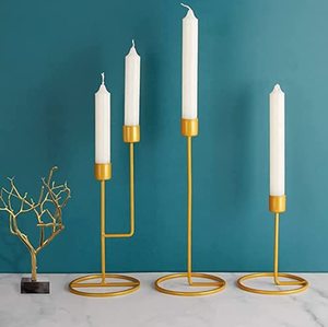 Support à bougie en laiton fait à la main, décoration d'intérieur, accessoire de Noël pour la chambre à coucher et la salle à manger - Product Image 4