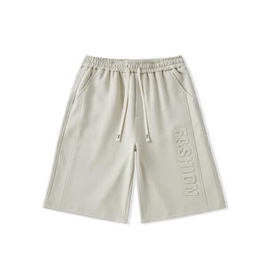 กางเกงขาสั้นผู้ชายขายส่ง สำหรับออกกำลังกาย ฟิตเนส แห้งเร็ว ระบายอากาศดี เหมาะสำหรับเล่นบาสเก็ตบอล ไม่ยับง่าย สไตล์ลำลอง สีพื้น - Product Image 1