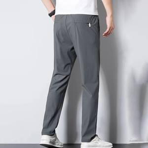 กางเกงวิ่งออกกำลังกายแบบลำลองของผู้ชายทันสมัยกางเกงเอวกลางน้ำหนักเบาสวมใส่สบายกางเกง RRI-MDJ-18ผ้าฝ้าย100% - Product Image 2