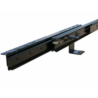 Glissières de table extensibles synchronisées en acier noir industriel Ram Industrie F98 1000-1860mm pour cuisine, salle à manger, salon