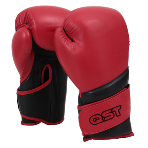 QST Gants MMA unisexes en cuir de vachette de haute qualité pour l'entraînement au combat-Couleur or Logo privé personnalisé - Product Image 4