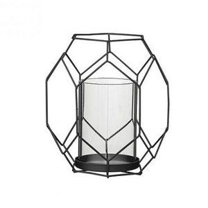 Bougie votive en verre et en fer faite à la main, design avantageux, forme ronde, bougie votive à bon prix en Inde - Product Image 2