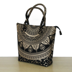 Trendy Stylish Fashionable Pure Cotton Handbags With Printed Floral Design Pattern for Girls and <b>Women</b> at Reasonable Price - Product Image 1