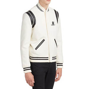 Veste de Baseball Homme Personnalisée de Haute Qualité en Laine/Coton, Séchage Rapide, Respirante, Style Décontracté Urbain - Product Image 4