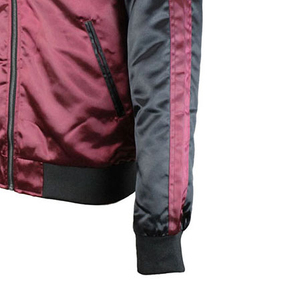 Nouveau Style Satin Varsity Veste Hommes Melton Satin Versity Vestes En Gros Letterman Avec Satin Hommes Vestes - Product Image 6