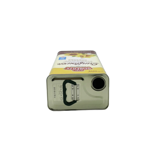 Lata de Metal Cuadrada de 5 Litros para Aceite de Girasol, Lata Vacía para Uso Alimentario, para Envasar Aceite de Oliva, Galletas, Dulces y Chocolate - Product Image 5