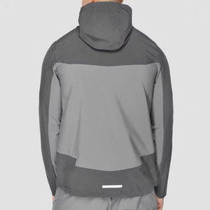 Ensemble survêtement coupe-vent pour homme personnalisable, 2 pièces, logo personnalisé, fermeture éclair, survêtement coupe-vent en nylon, prix de gros - Product Image 4