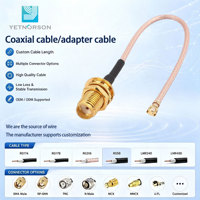Câble RF de qualité commerciale 50 ohms à faible VSWR, câble SMA mâle, câble d'extension d'antenne, câble RF à faible perte, assemblage de câbles