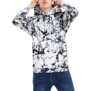 เสื้อฮู้ดดี้ผู้ชายลายมัดย้อมคุณภาพดีรุ่นใหม่ล่าสุด ระบายอากาศได้ดี มีไซส์ใหญ่ รับผลิตแบบ OEM ราคาถูก - Product Image 1