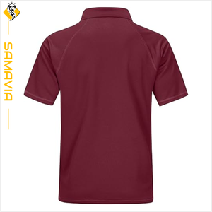 SAMAVIA grande taille imprimé coton tricot Polo pour hommes 100% coton respirant tissu tenue décontracté grande taille hommes polos - Product Image 2