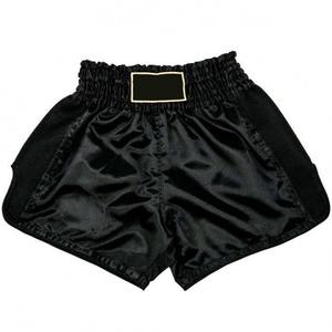 Pantalones cortos de boxeo de gimnasio de poliéster 100% de alta calidad para hombres rojo y azul Kickboxing Muay Thai Wear para MMA y artes marciales - Product Image 4