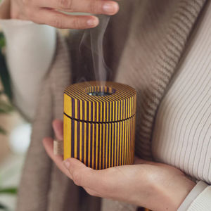 Designer Arabic Bakhoor <b>Burner</b> Personalized Wrapped Mubkhar for <b>Oud</b> & Frankincense - Product Image 1