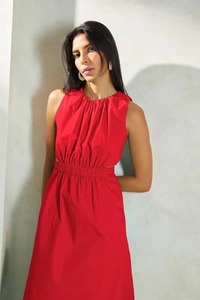 Indian Handmade Cotton <b>Block</b> <b>Printed</b> Short Dress Stylish Sweet Washable Woman's Party Wear Personalized Bride Gift Natural - Product Image 5