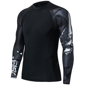 เสื้อแรชการ์ดผู้ชายคุณภาพพรีเมียม โลโก้สั่งทำได้ คุณภาพสูง แขนสั้น ป้องกันรังสียูวี แห้งเร็ว ผลิตจากโพลีเอสเตอร์/สแปนเด็กซ์ ราคาประหยัด - Product Image 5