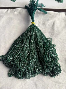 Cuentas Redondas de Piedra Verde Pulida de Alta Calidad de 4 Quilates para la Fabricación de Joyas - Cuentas Sueltas de Sunita Gems Modelo B27 Precios al por Mayor - Product Image 2