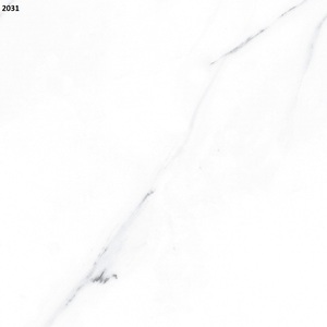 Porcelaine polie grise nouvelle apparence de marbre carreaux de sol brillants 60x60 carreaux gris pour la maison et le bureau du principal fournisseur - Product Image 3