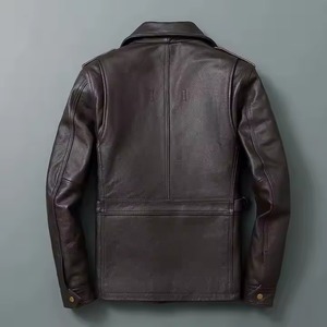 OEM Service Made in High Quality <b>Men</b> <b>Leather</b> <b>Jacket</b> Fashion Wear Full Sleeve <b>Leather</b> <b>Jackets</b> for <b>Men's</b> - Product Image 6