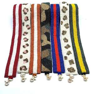 Correa de Bolso Personalizada para el Día del Partido, Correas de Bolso Tejidas a Mano con Cuentas - Product Image 3