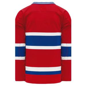 เสื้อเจอร์ซีย์ฮ็อกกี้น้ำแข็งผ้าโพลีเอสเตอร์100% พิมพ์ซับลิเมชันตามสั่งเสื้อกีฬาเสื้อทีมโลโก้ OEM แห้งเร็ว - Product Image 2