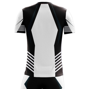 เสื้อฟุตบอลของผู้ชายเสื้อฝึกตัดอัตโนมัติพิมพ์ซับลิเมชันดีไซน์ใหม่ออกแบบได้ตามต้องการ - Product Image 4