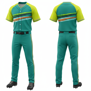 ชุดเบสบอลแบบกำหนดเอง ดีไซน์ระดับพรีเมียม พิมพ์ลายแบบซับลิเมชั่น น้ำหนักเบา สำหรับทีมกีฬา - Product Image 1