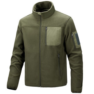 Chaqueta de talla grande con cuello levantado y múltiples bolsillos para exteriores, ropa para hombre, chaqueta de lana Softshell 2026 - Product Image 6