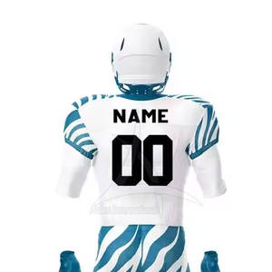 กางเกงขาสั้นชุดฟุตบอลแบบอเมริกันผ้าโพลีเอสเตอร์ระบายอากาศได้ดีโลโก้ตามสั่งสีสำหรับ100% - Product Image 6