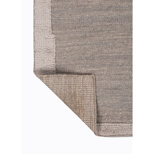 Tapis en laine tissée plate Nomadic Threads PDJW-122 gris et noir, doux, pour la décoration intérieure du salon, de la salle à manger et de l'extérieur, en jute - Product Image 5