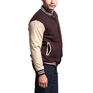 แจ็คเก็ตบอมเบอร์ผู้ชายสำหรับฤดูใบไม้ผลิและฤดูใบไม้ร่วง, แจ็คเก็ตบอมเบอร์แฟชั่นเกาหลีทรงหลวมกันลมกันน้ำ - Product Image 4