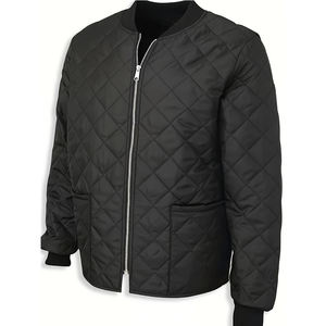 Veste bomber matelassée pour homme et femme, vêtements d'hiver de qualité supérieure, fermeture éclair, ultra chaude, durable, veste matelassée pour homme - Product Image 1