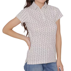 เสื้อโปโลระบายอากาศสำหรับผู้หญิงเสื้อยืดโปโลสำหรับผู้หญิงพิมพ์โลโก้ตามสั่งเสื้อยืดโปโลมีสไตล์ - Product Image 2