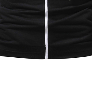 ผู้ชายสีการจับคู่แขน Raglan เชือกรูดซิปเสื้อกันหนาวหมวกผ้าฝ้าย 100% กรดล้างฝรั่งเศสเทอร์รี่สีบล็อก Hoodies - Product Image 5