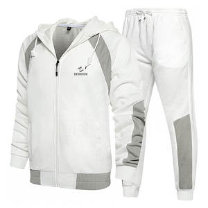 Survêtements de sport pour hommes en gros d'usine 2025 Offre Spéciale 100% coton motif solide équipement de sport d'hiver - Product Image 1