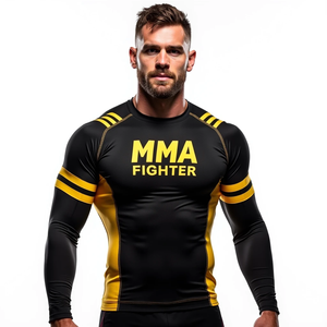 Protège-éruptions sublimés MMA Équipement de sport de combat personnalisé Vêtements en gros pour l'entraînement en salle de sport et le fitness - Product Image 1