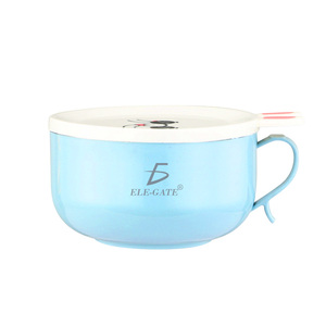 Juego de Cubiertos de Acero con Diseño de Dibujos Animados, Tazón Ecológico para Niños Pequeños, Caja de Silicona de Grado Alimenticio con Diseño Impreso para Comer - Product Image 2