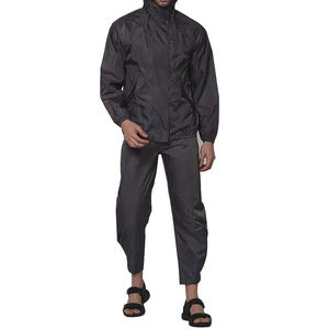 Ropa informal para hombre, conjunto cortavientos con capucha, tendencia superior, antiarrugas, transpirable, a prueba de viento, ecológico, ligero, de alta calidad - Product Image 6