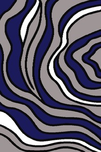 Alfombra Turca de Poliéster Shaggy Adiva, Tejida en Jacquard, Hecha a Máquina, de Pelo Alto, Acolchada, Reversible, para Sala de Estar y Dormitorio - Product Image 5