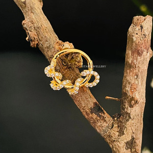 14K Solid <b>Gold</b> Natural Diamond Snake Septum Clicker Fine Jewelry. - Product Image 5