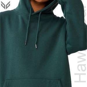 Sudaderas con capucha de lana ligera para hombre del fabricante, capucha de invierno forrada de color sólido con técnica teñida lisa, bajo MOQ - Product Image 5