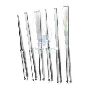 Juego de instrumentos quirúrgicos de cinceles óseos manuales ortopédicos médicos para cirugías de osteotomía y reconstrucción ósea - Product Image 4