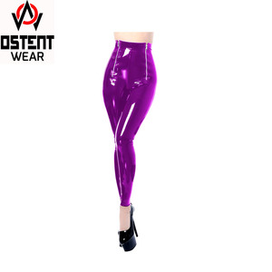 กางเกงจ็อกเกอร์เข้ารูปผ้าคุณภาพสูงของผู้หญิงชุดสูทหนัง PU แบบลำลองผลิตตามสั่งสไตล์ใหม่ - Product Image 3