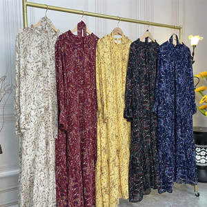 Deux pièces modeste Designer Abayas pour les femmes sur mesure avec Hijab taille naturelle-prix de gros pour toutes les saisons - Product Image 6