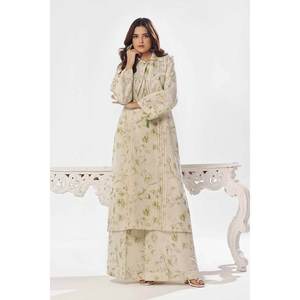 Traje de Dos Piezas sin Costuras de Viscosa Estampada para Mujer, Modelo TL-52135 - Product Image 5