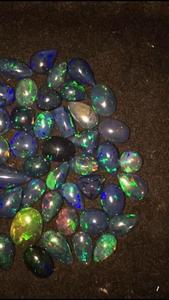 Opale d'aurore à facettes de qualité supérieure avec cristal naturel de l'himalaya, gelée opale de laboratoire pour créer un Cabochon à dos plat en opale blanche - Product Image 5