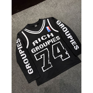 Camisetas de moda de verano para hombres, camisetas de calle hechas a medida de alta calidad, camisetas para hombres a granel - Product Image 5