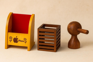 Porte-stylo en bois artisanal, support en bois massif, organisateur de bureau, support à crayons, design moderne, durable, pour le bureau, la maison, l'école, prix le plus bas - Product Image 5