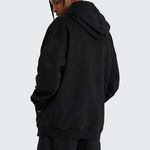 Custom 2024 nuevo Oversize ddrop hombro hombres sudaderas con capucha OEM peso pesado liso pullover hombres en blanco Sudadera con capucha de gran tamaño con logotipo personalizado - Product Image 1