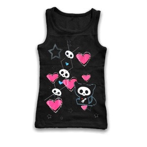 Femmes Vintage Punk Noir Crop Tops Nouvelle Mode Jersey T-Shirt avec Lettres Imprimer Streetwear Bébé Tee avec Manches Courtes - Product Image 4